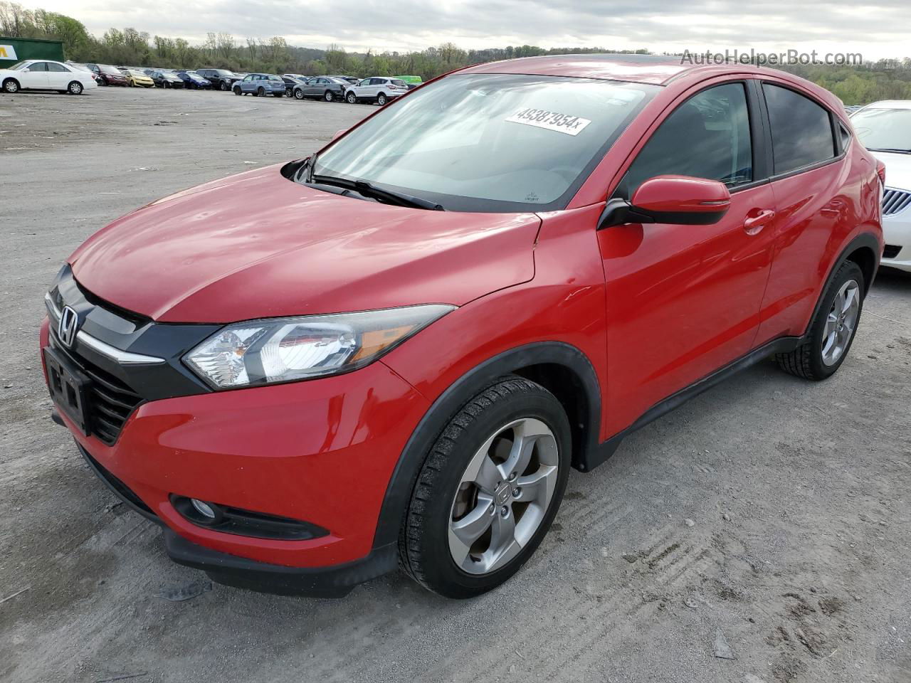 2016 Honda Hr-v Ex Красный vin: 3CZRU6H52GM756896