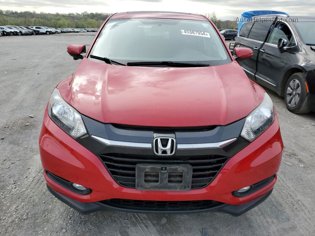 2016 Honda Hr-v Ex Красный vin: 3CZRU6H52GM756896