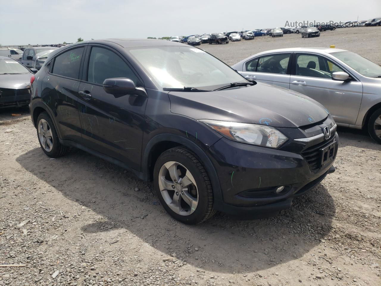 2017 Honda Hr-v Ex Charcoal vin: 3CZRU6H52HG703194