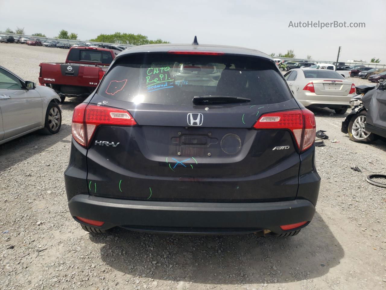 2017 Honda Hr-v Ex Charcoal vin: 3CZRU6H52HG703194