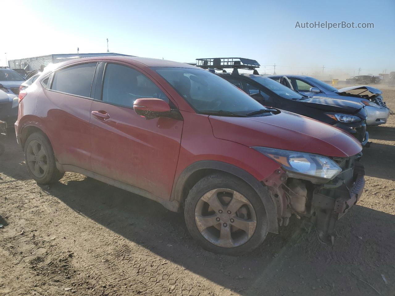 2017 Honda Hr-v Ex Красный vin: 3CZRU6H52HM704136