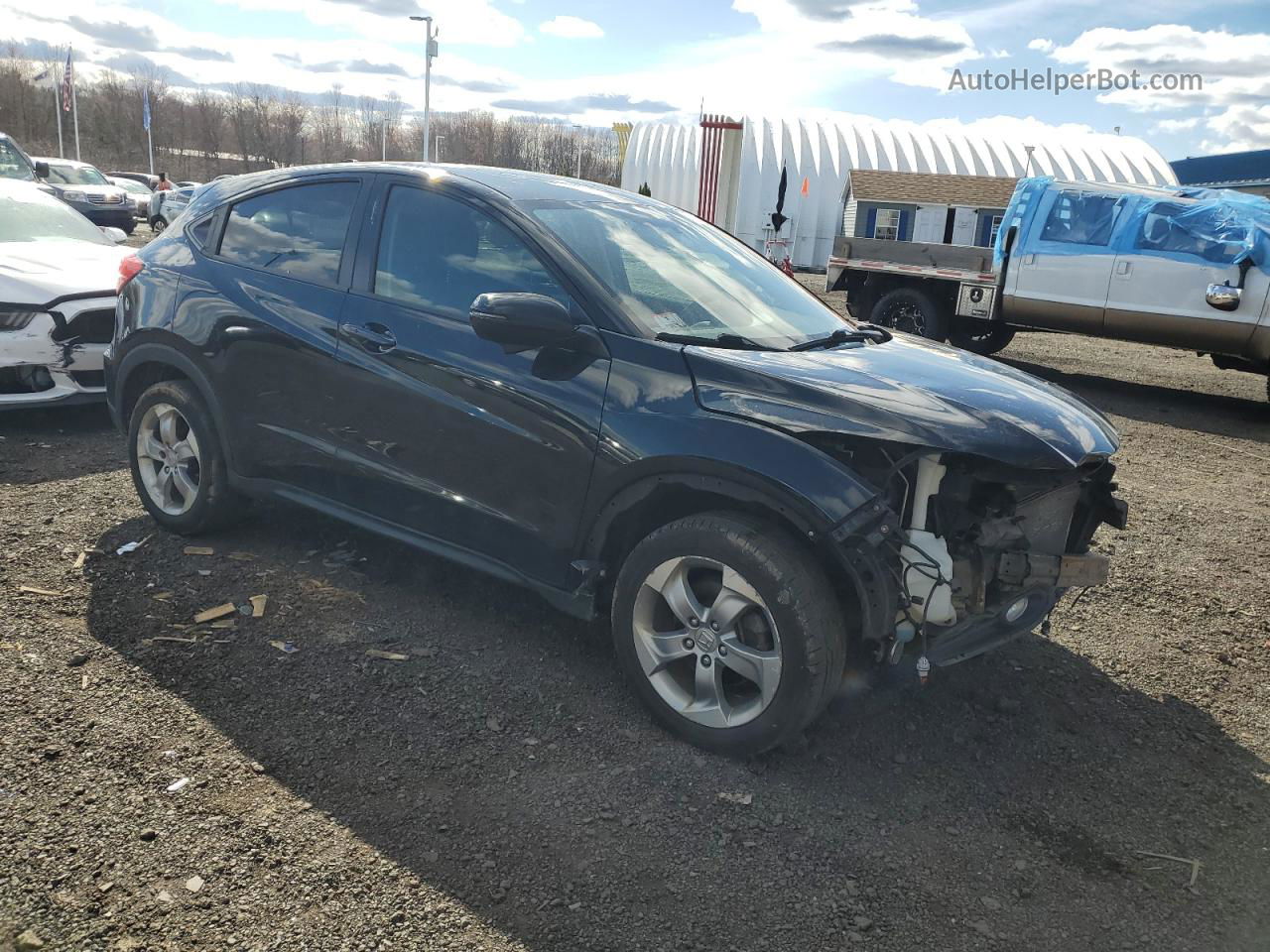 2017 Honda Hr-v Ex Black vin: 3CZRU6H52HM715007