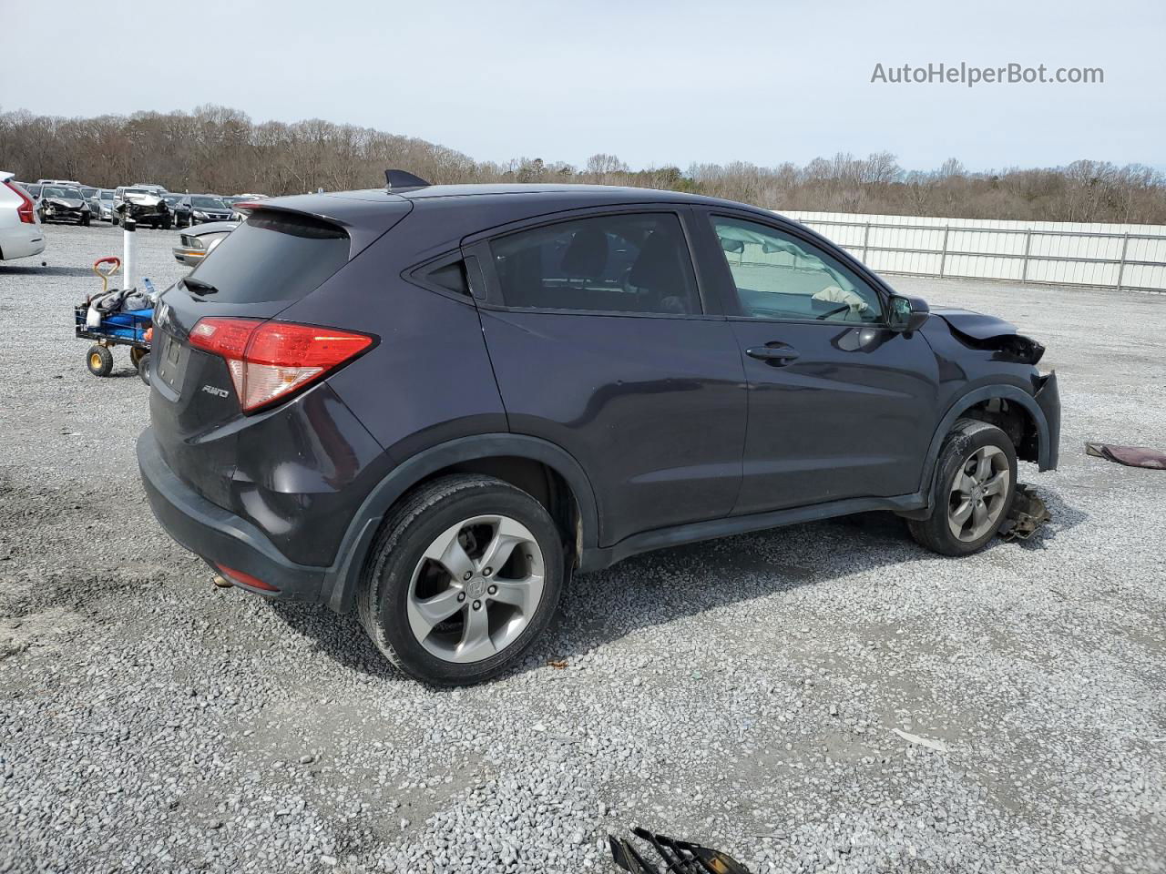 2017 Honda Hr-v Ex Черный vin: 3CZRU6H52HM720031