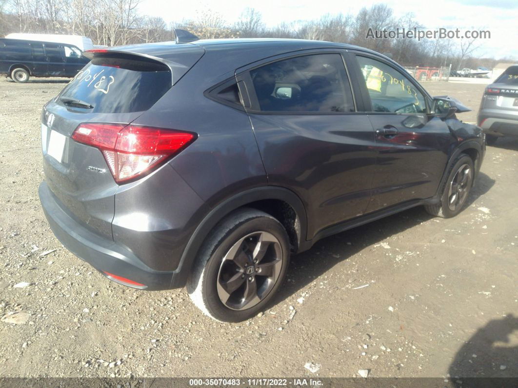 2018 Honda Hr-v Ex Gray vin: 3CZRU6H52JM710461