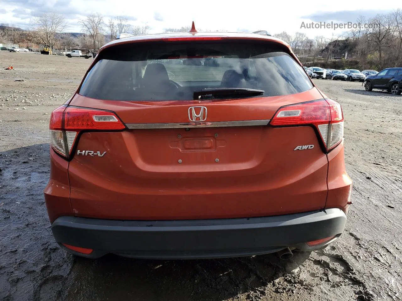 2019 Honda Hr-v Ex Orange vin: 3CZRU6H52KM703639