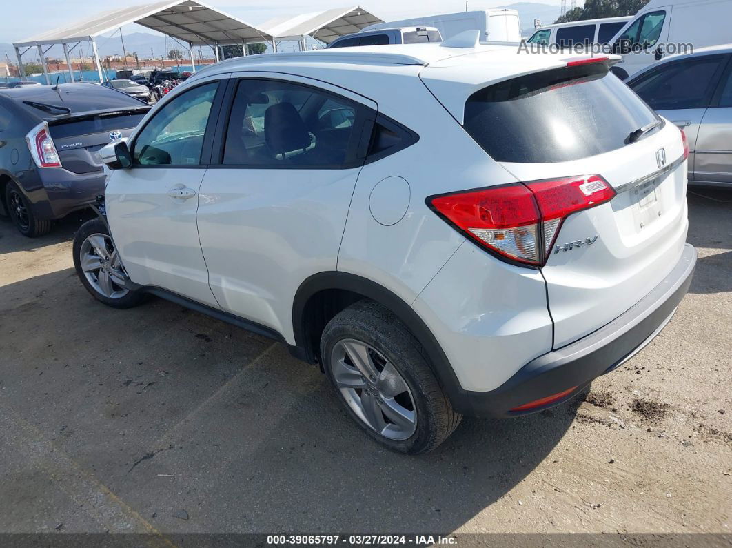 2019 Honda Hr-v Ex White vin: 3CZRU6H52KM707304