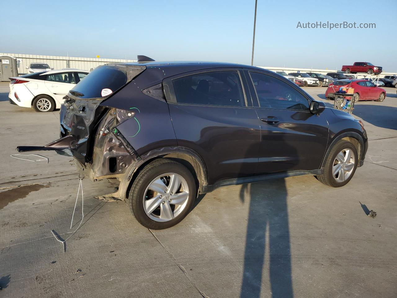 2019 Honda Hr-v Ex Burgundy vin: 3CZRU6H52KM726788