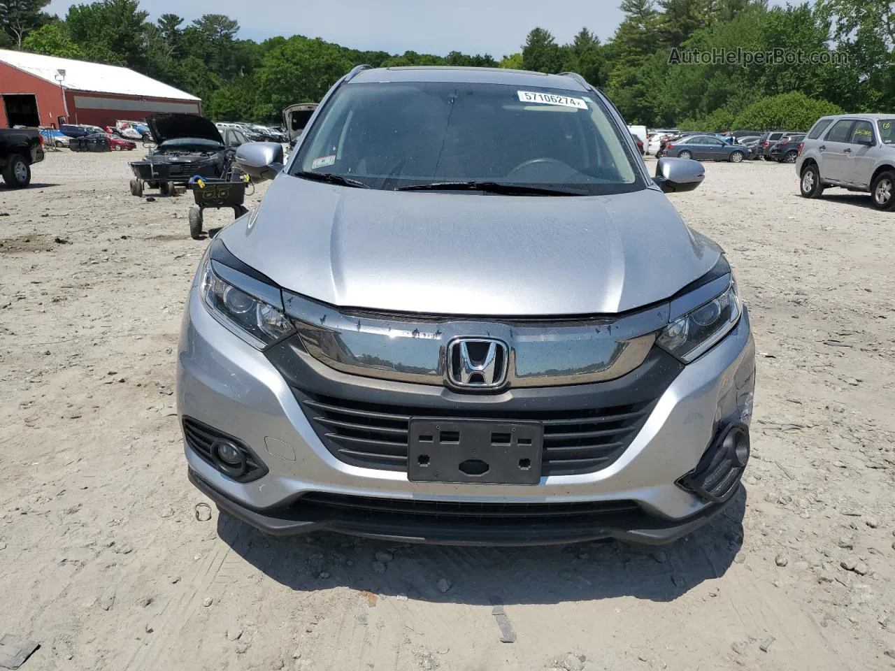 2019 Honda Hr-v Ex Silver vin: 3CZRU6H52KM730601