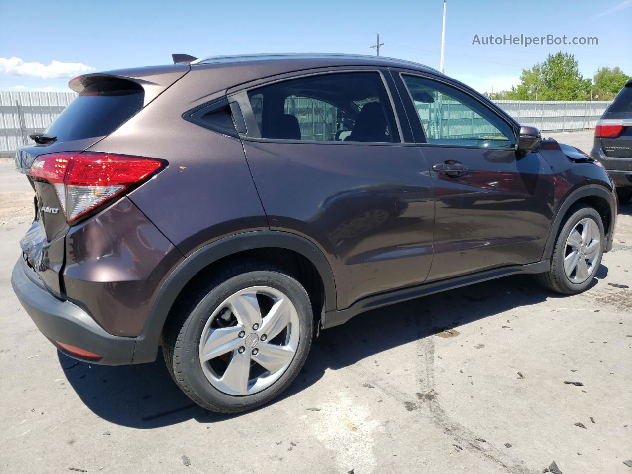 2019 Honda Hr-v Ex Brown vin: 3CZRU6H52KM737306