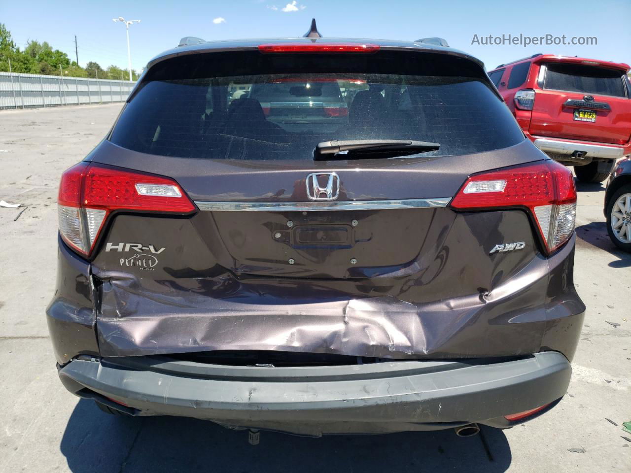 2019 Honda Hr-v Ex Brown vin: 3CZRU6H52KM737306