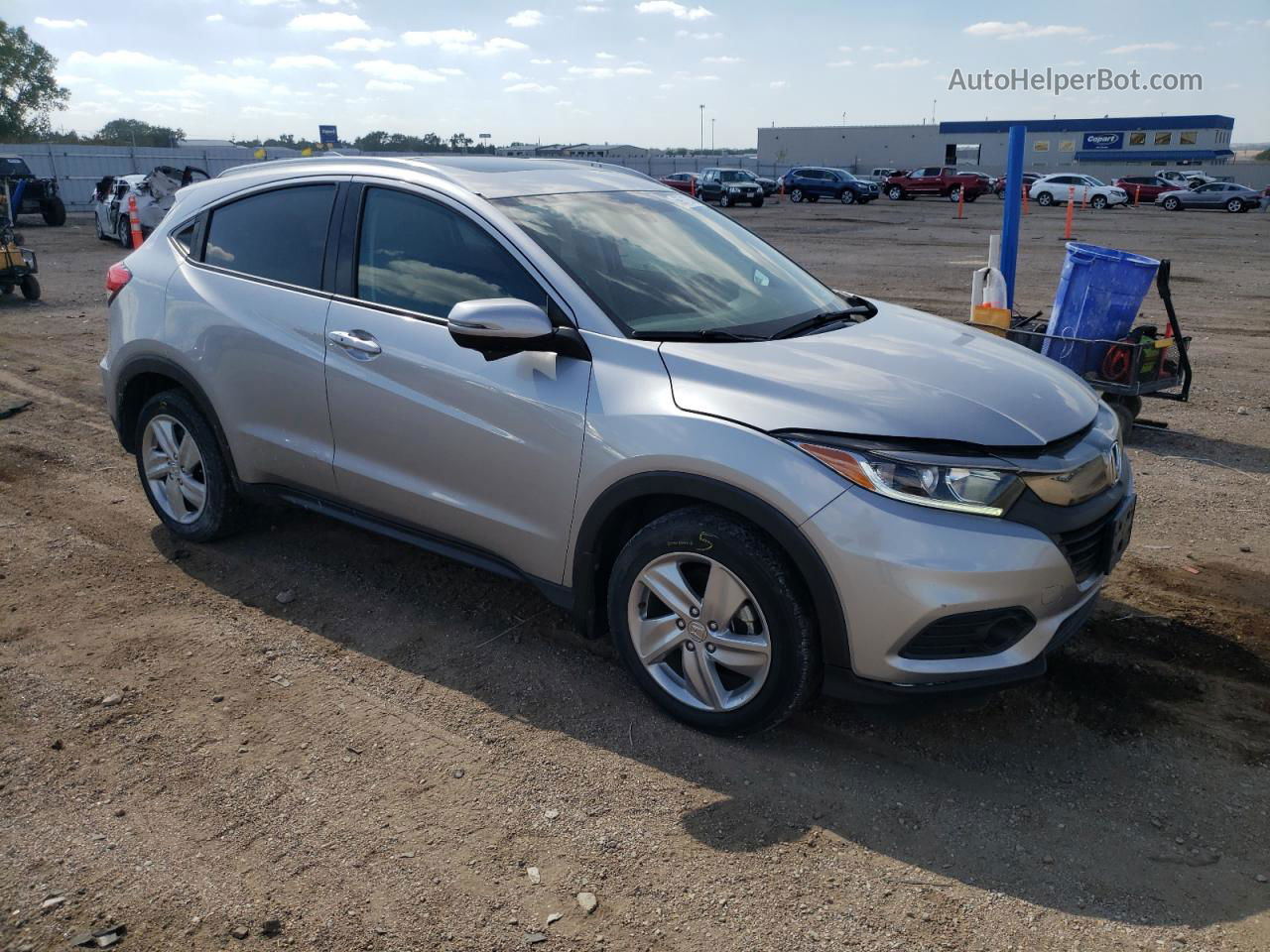 2019 Honda Hr-v Ex Silver vin: 3CZRU6H52KM739220