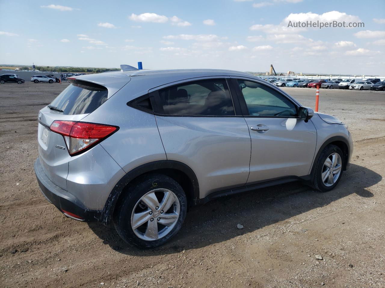 2019 Honda Hr-v Ex Silver vin: 3CZRU6H52KM739220