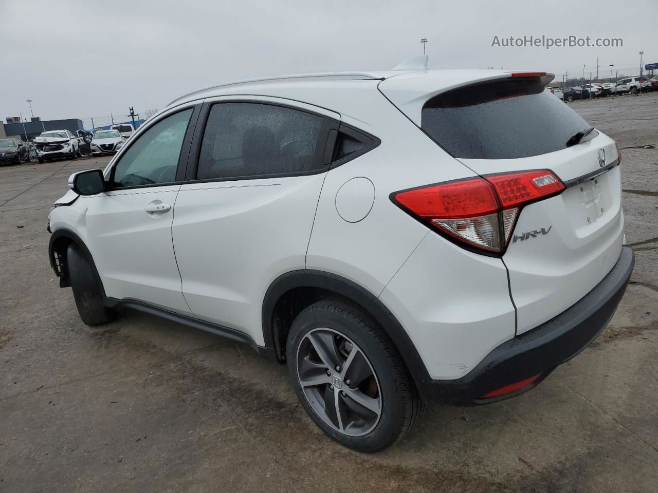 2021 Honda Hr-v Ex White vin: 3CZRU6H52MM704857