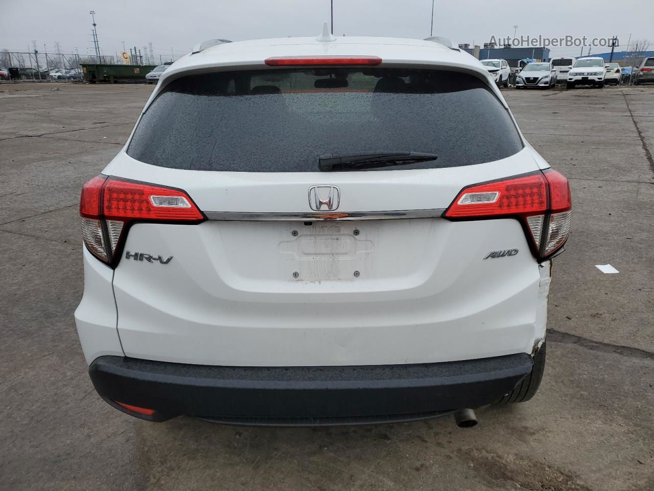 2021 Honda Hr-v Ex White vin: 3CZRU6H52MM704857