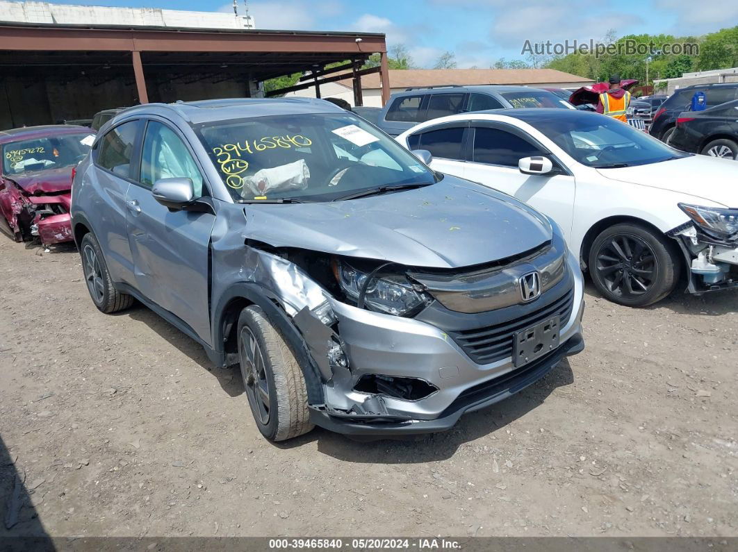 2021 Honda Hr-v Awd Ex Silver vin: 3CZRU6H52MM709606