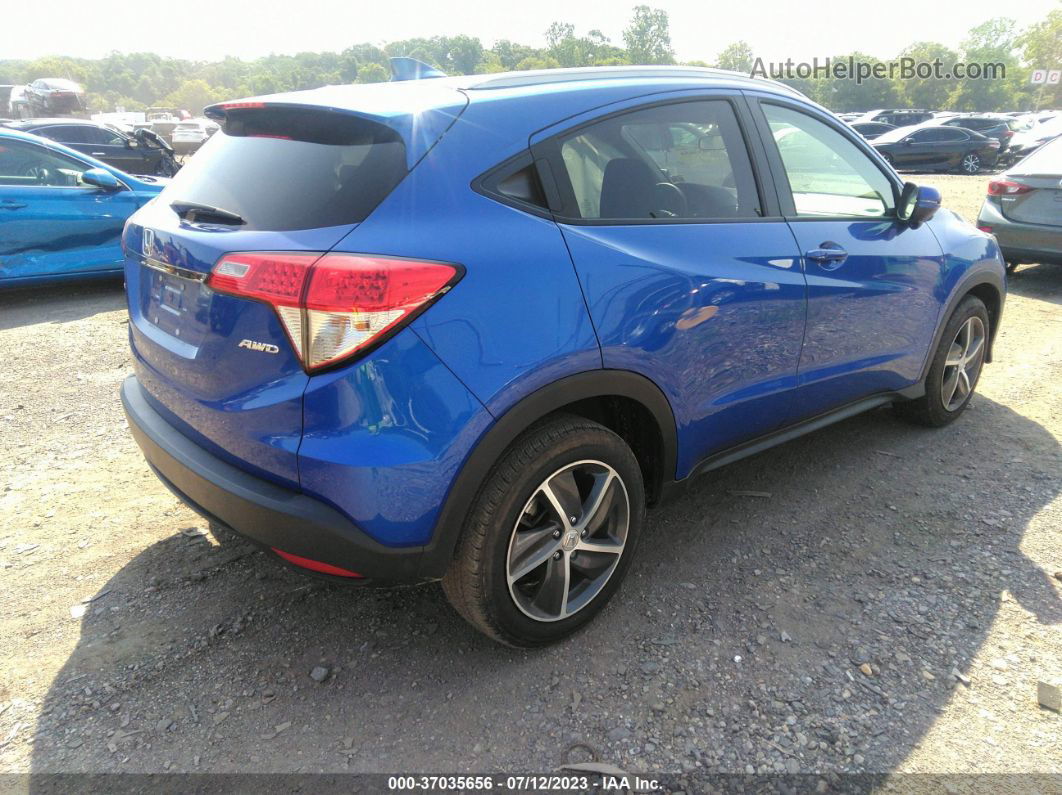 2021 Honda Hr-v Ex Blue vin: 3CZRU6H52MM709699