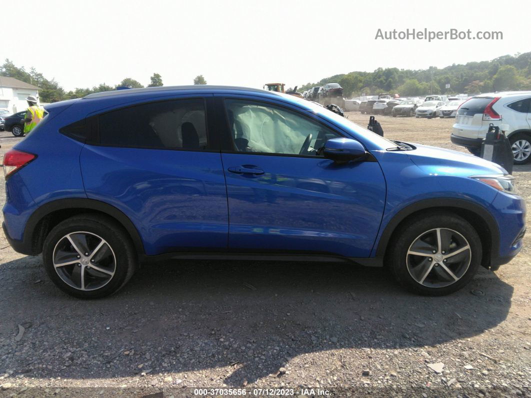 2021 Honda Hr-v Ex Blue vin: 3CZRU6H52MM709699