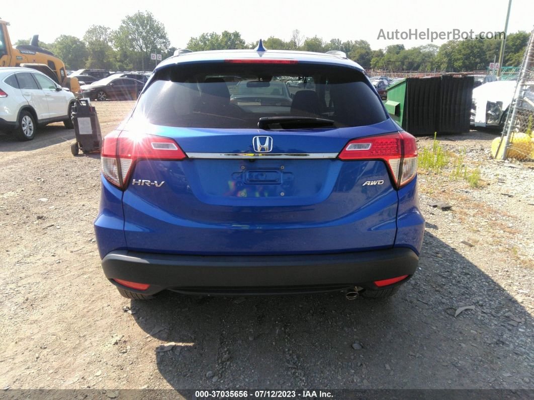 2021 Honda Hr-v Ex Blue vin: 3CZRU6H52MM709699