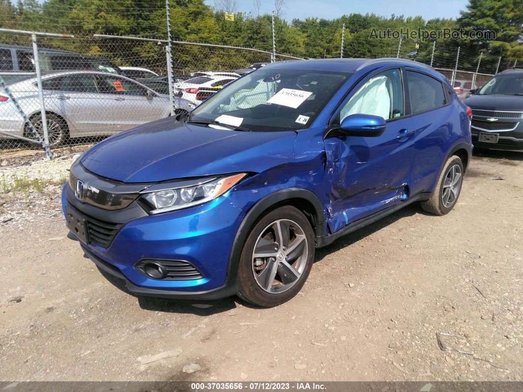 2021 Honda Hr-v Ex Blue vin: 3CZRU6H52MM709699