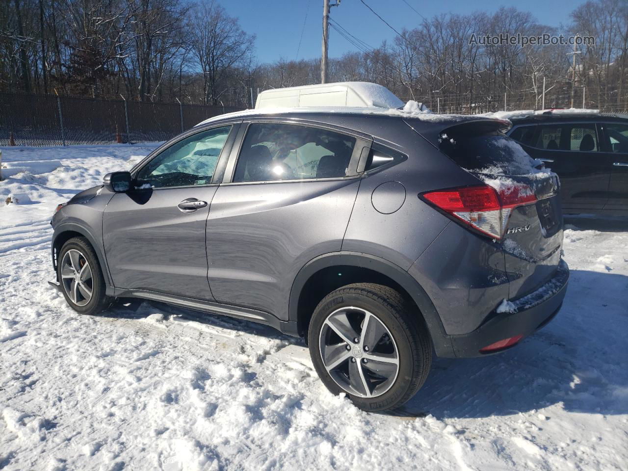 2021 Honda Hr-v Ex Gray vin: 3CZRU6H52MM713025