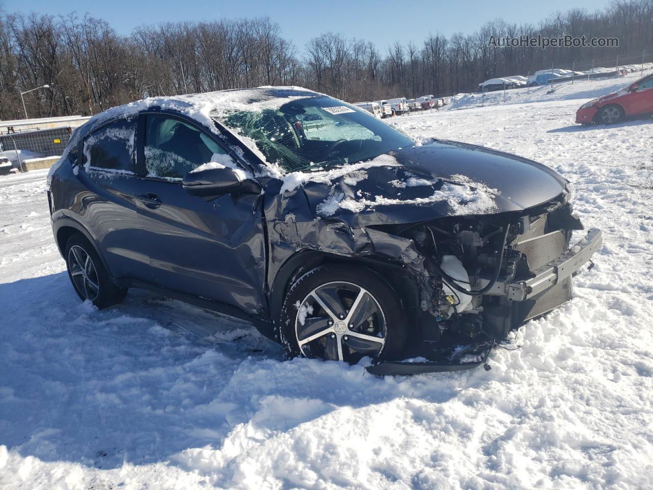 2021 Honda Hr-v Ex Серый vin: 3CZRU6H52MM713025