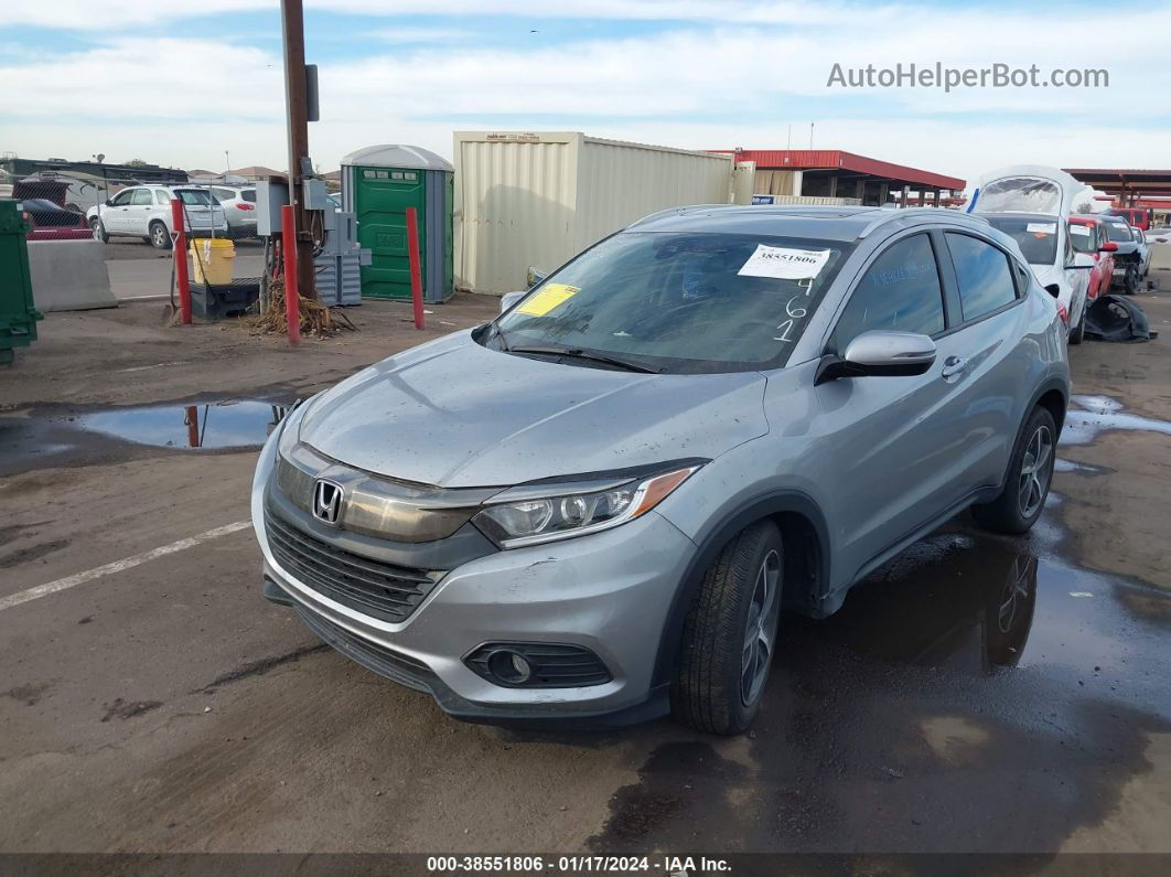 2021 Honda Hr-v Awd Ex Silver vin: 3CZRU6H52MM720461