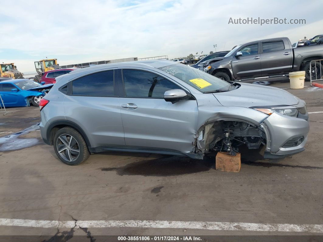 2021 Honda Hr-v Awd Ex Silver vin: 3CZRU6H52MM720461