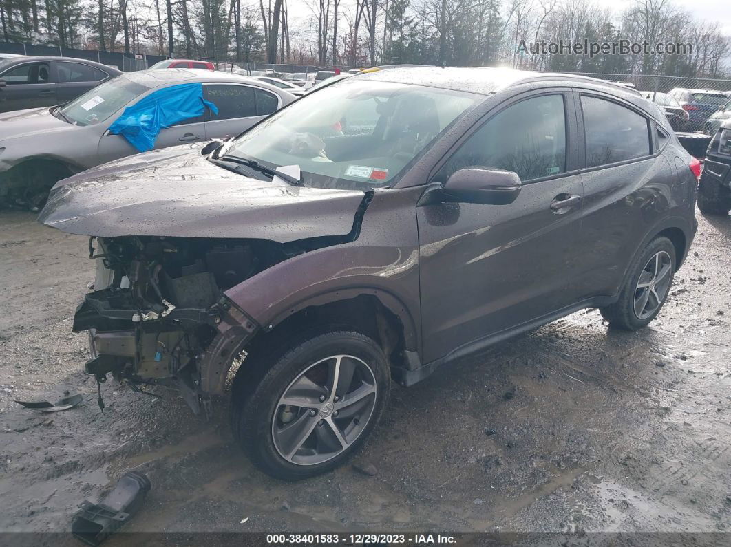 2021 Honda Hr-v Awd Ex Purple vin: 3CZRU6H52MM735834