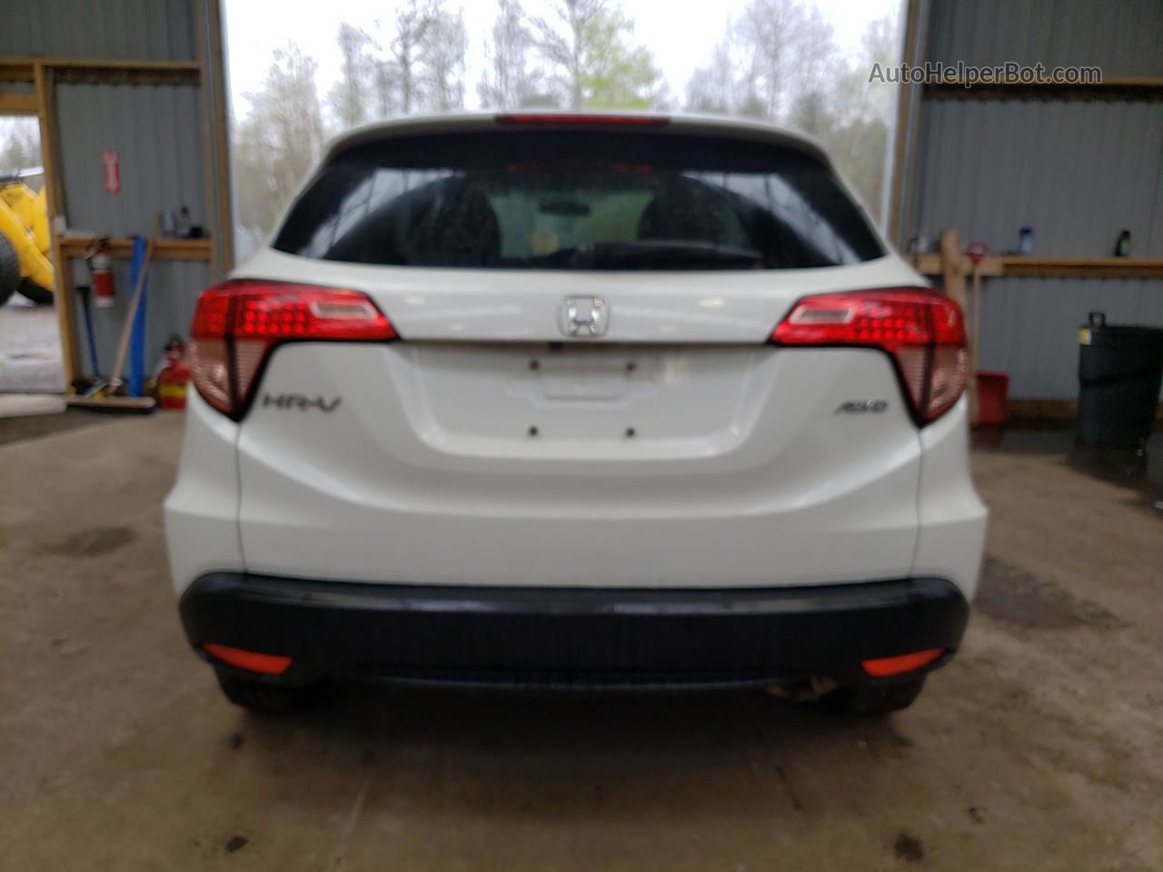 2016 Honda Hr-v Ex White vin: 3CZRU6H53GM105695