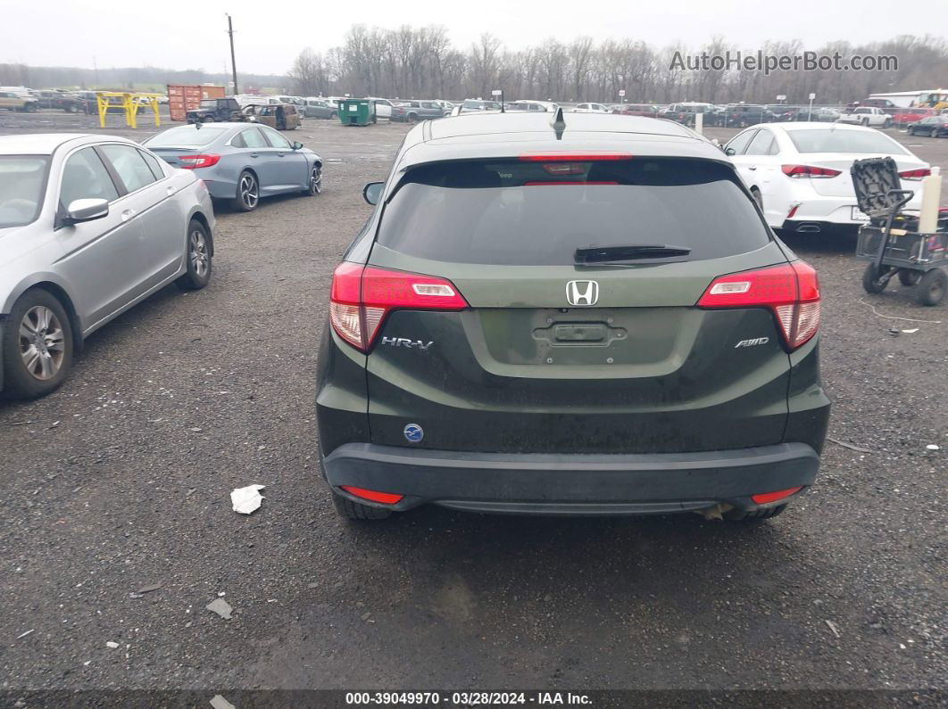 2016 Honda Hr-v Ex Green vin: 3CZRU6H53GM706377