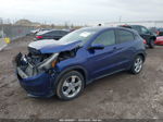 2016 Honda Hr-v Ex Blue vin: 3CZRU6H53GM715208