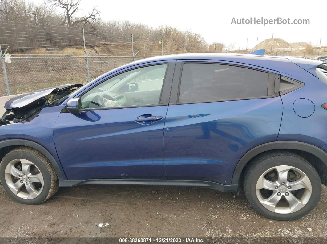 2016 Honda Hr-v Ex Blue vin: 3CZRU6H53GM715208