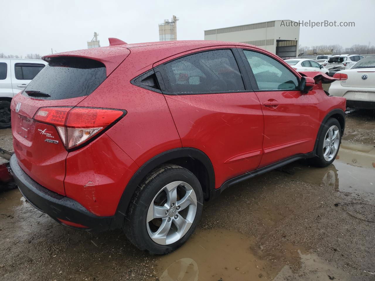 2016 Honda Hr-v Ex Red vin: 3CZRU6H53GM725754