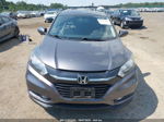 2016 Honda Hr-v Ex Gray vin: 3CZRU6H53GM744109