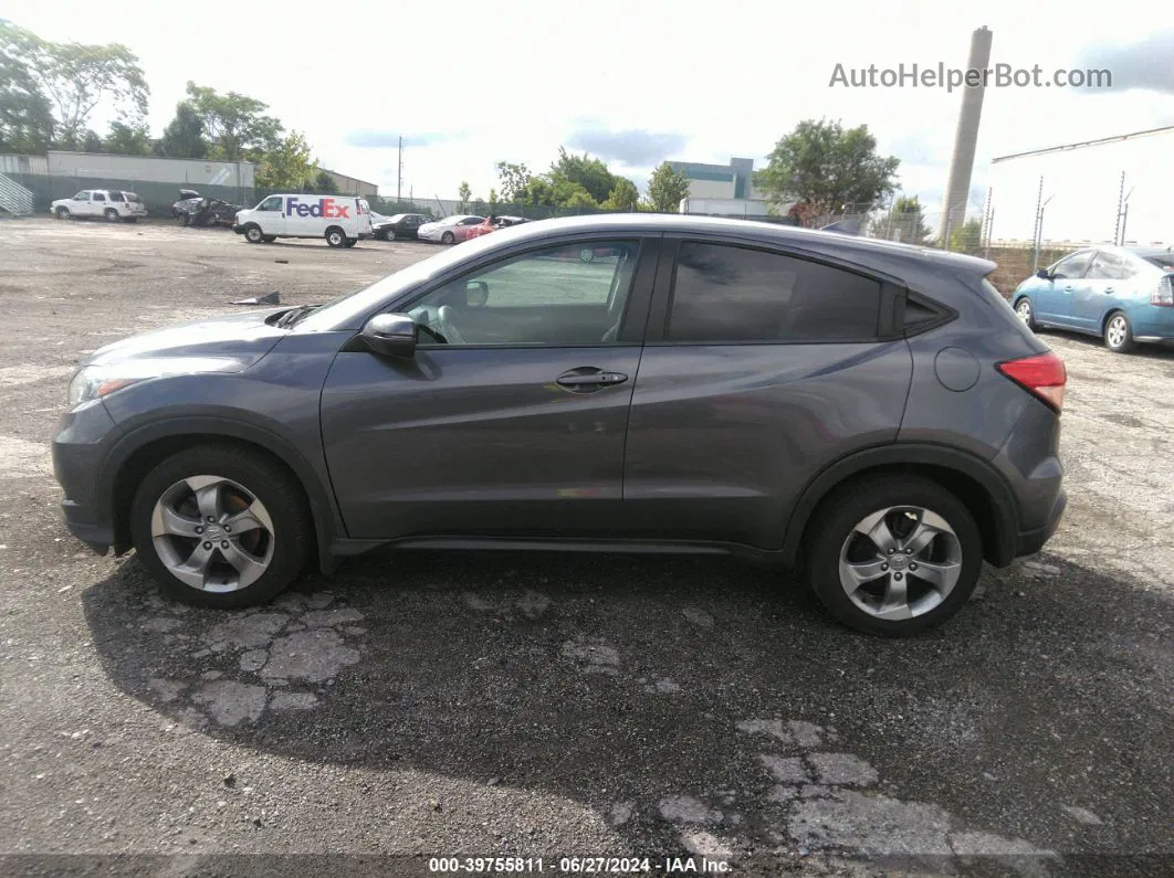 2016 Honda Hr-v Ex Gray vin: 3CZRU6H53GM760911