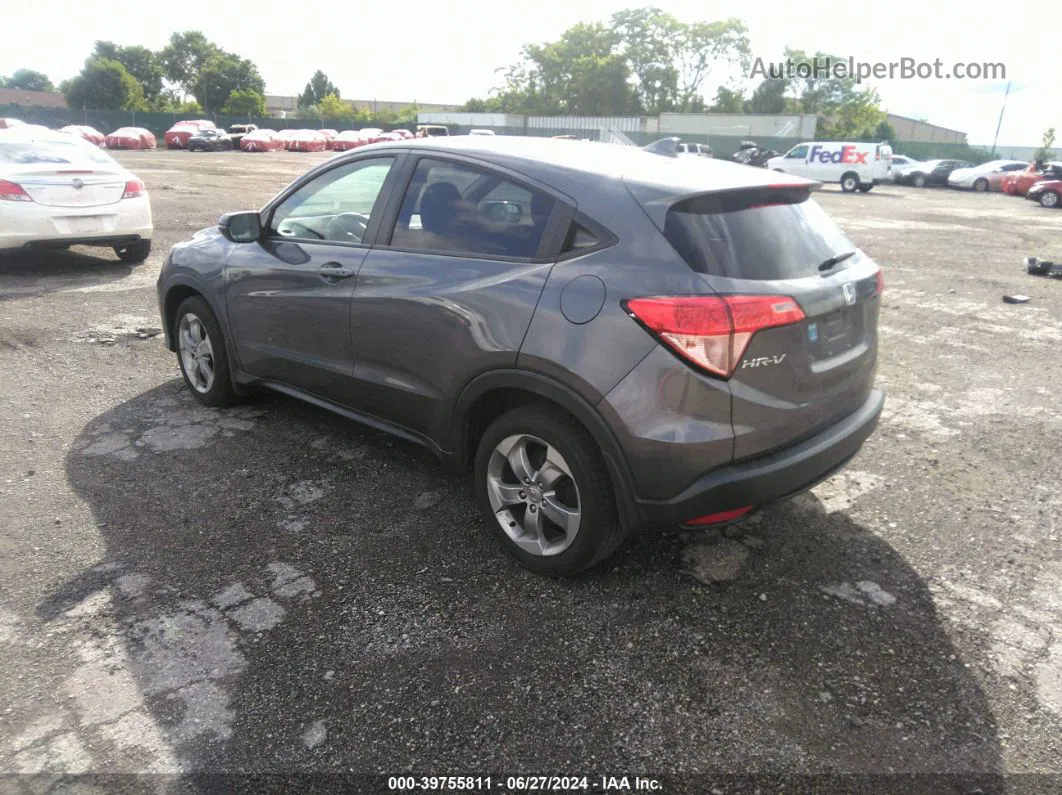 2016 Honda Hr-v Ex Gray vin: 3CZRU6H53GM760911