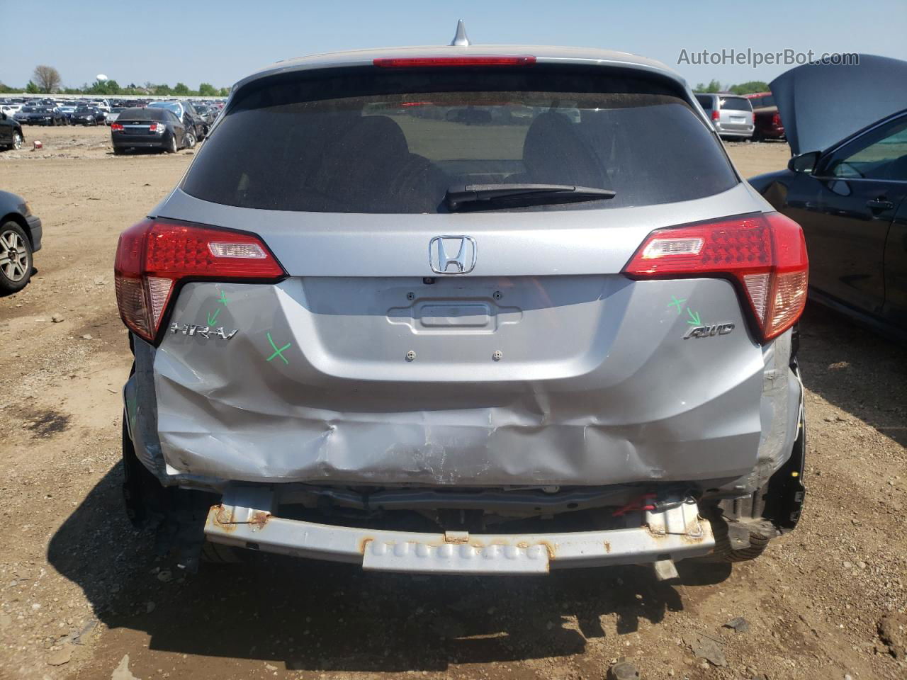 2017 Honda Hr-v Ex Silver vin: 3CZRU6H53HG704547