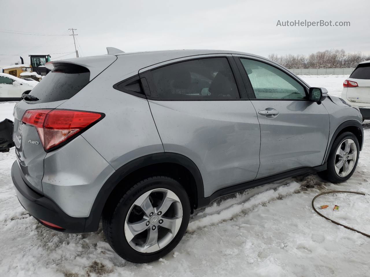 2017 Honda Hr-v Ex Silver vin: 3CZRU6H53HM702444