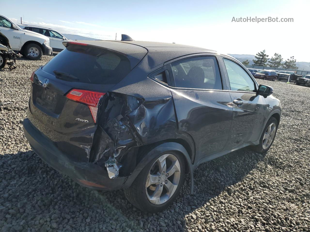 2017 Honda Hr-v Ex Black vin: 3CZRU6H53HM714688