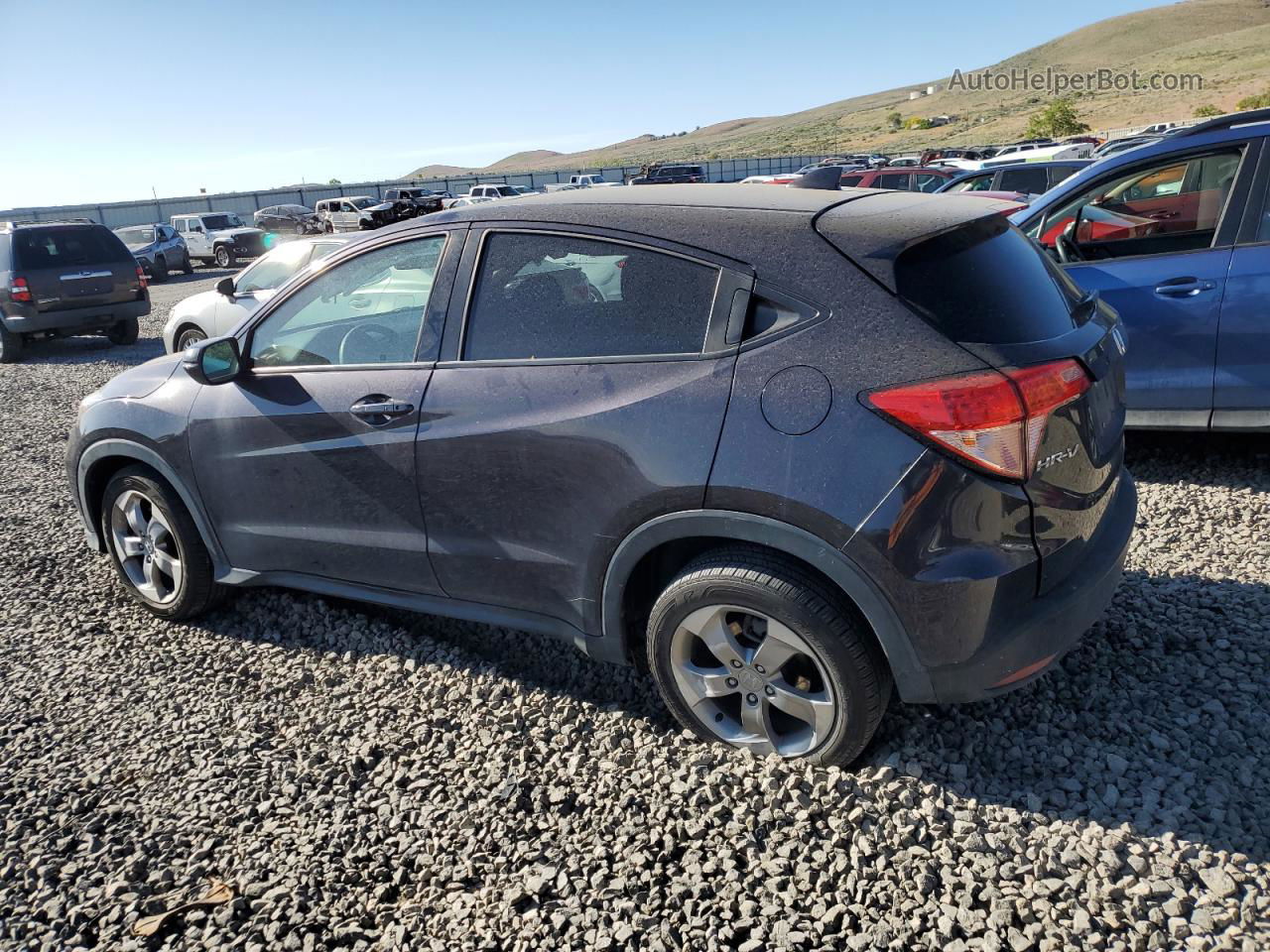 2017 Honda Hr-v Ex Black vin: 3CZRU6H53HM714688