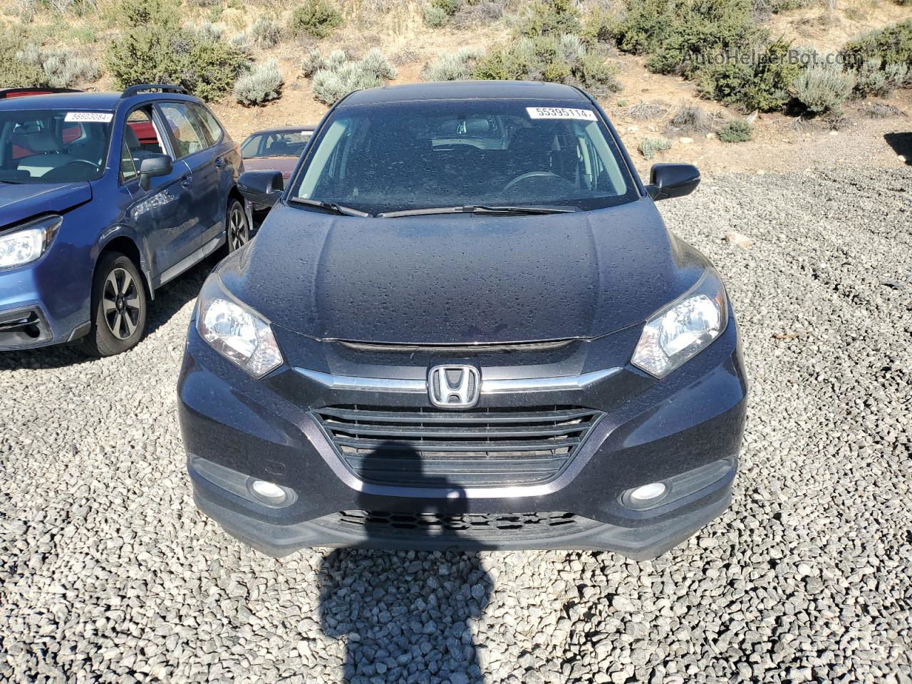 2017 Honda Hr-v Ex Black vin: 3CZRU6H53HM714688