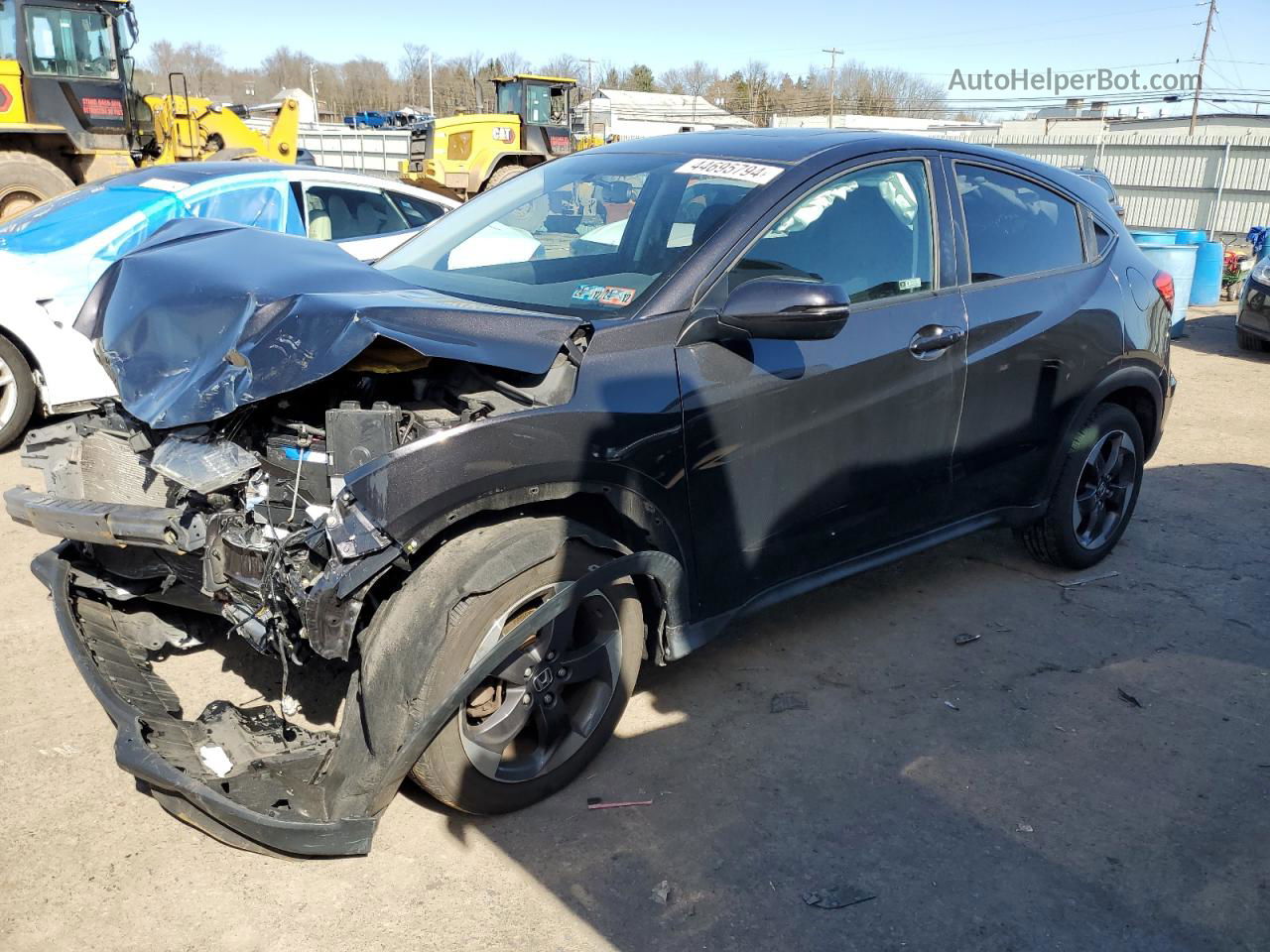 2018 Honda Hr-v Ex Black vin: 3CZRU6H53JG725887