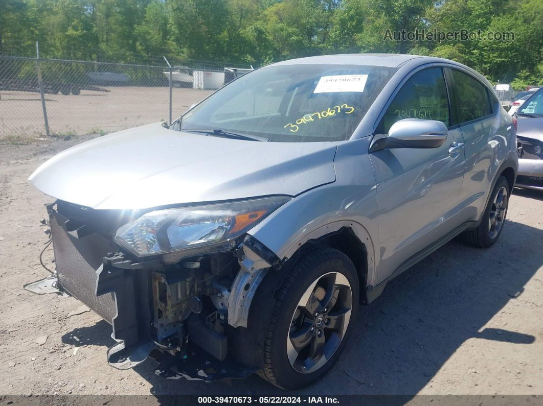 2018 Honda Hr-v Ex Silver vin: 3CZRU6H53JM723574