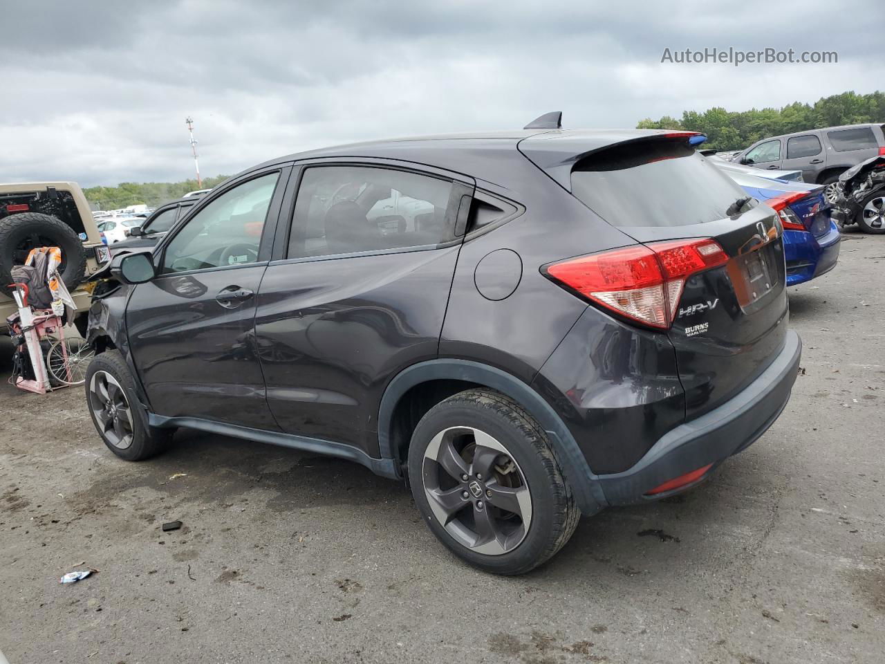 2018 Honda Hr-v Ex Red vin: 3CZRU6H53JM723736