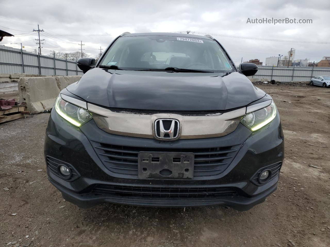 2019 Honda Hr-v Ex Черный vin: 3CZRU6H53KM704234