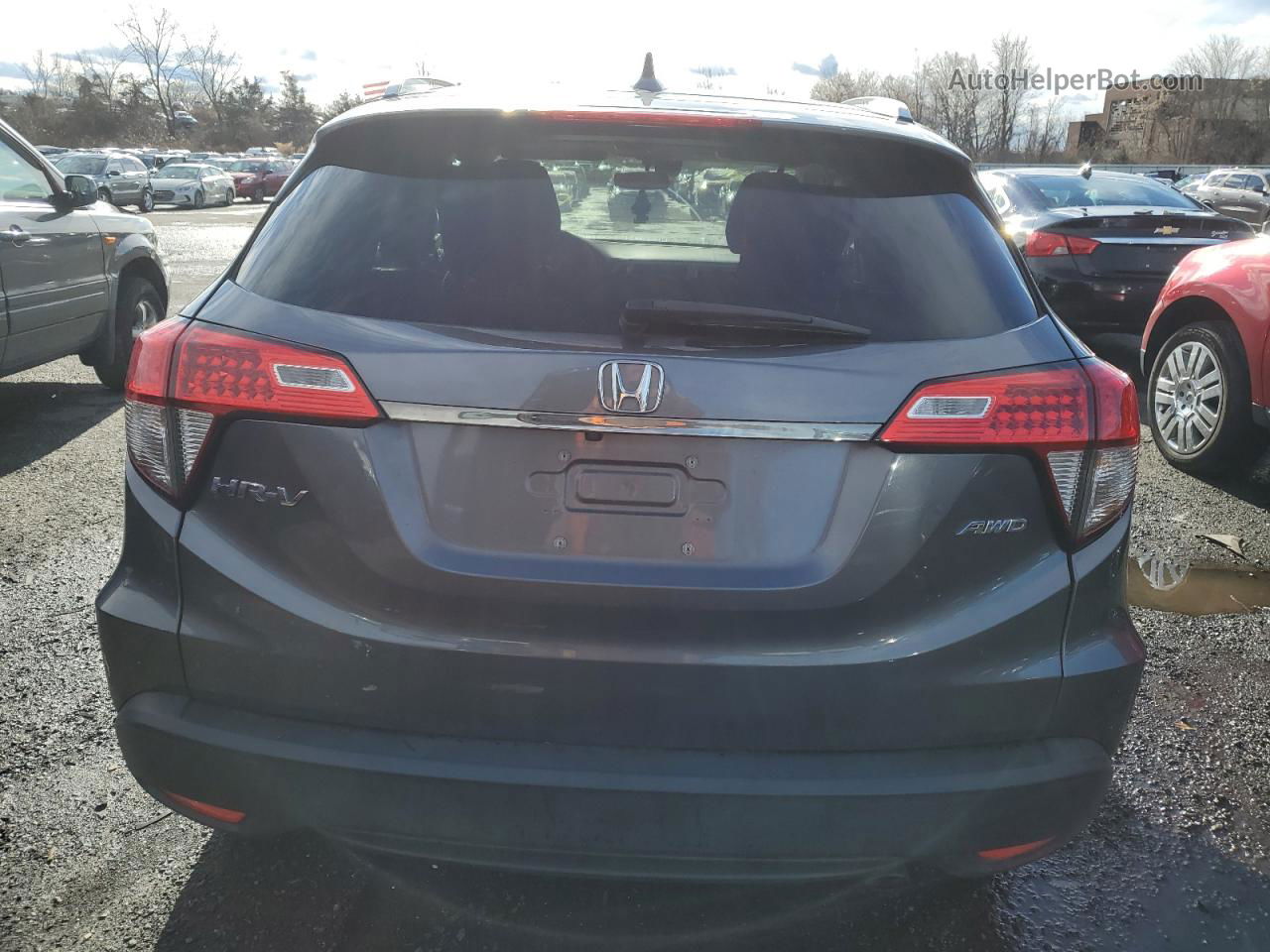 2019 Honda Hr-v Ex Gray vin: 3CZRU6H53KM717663