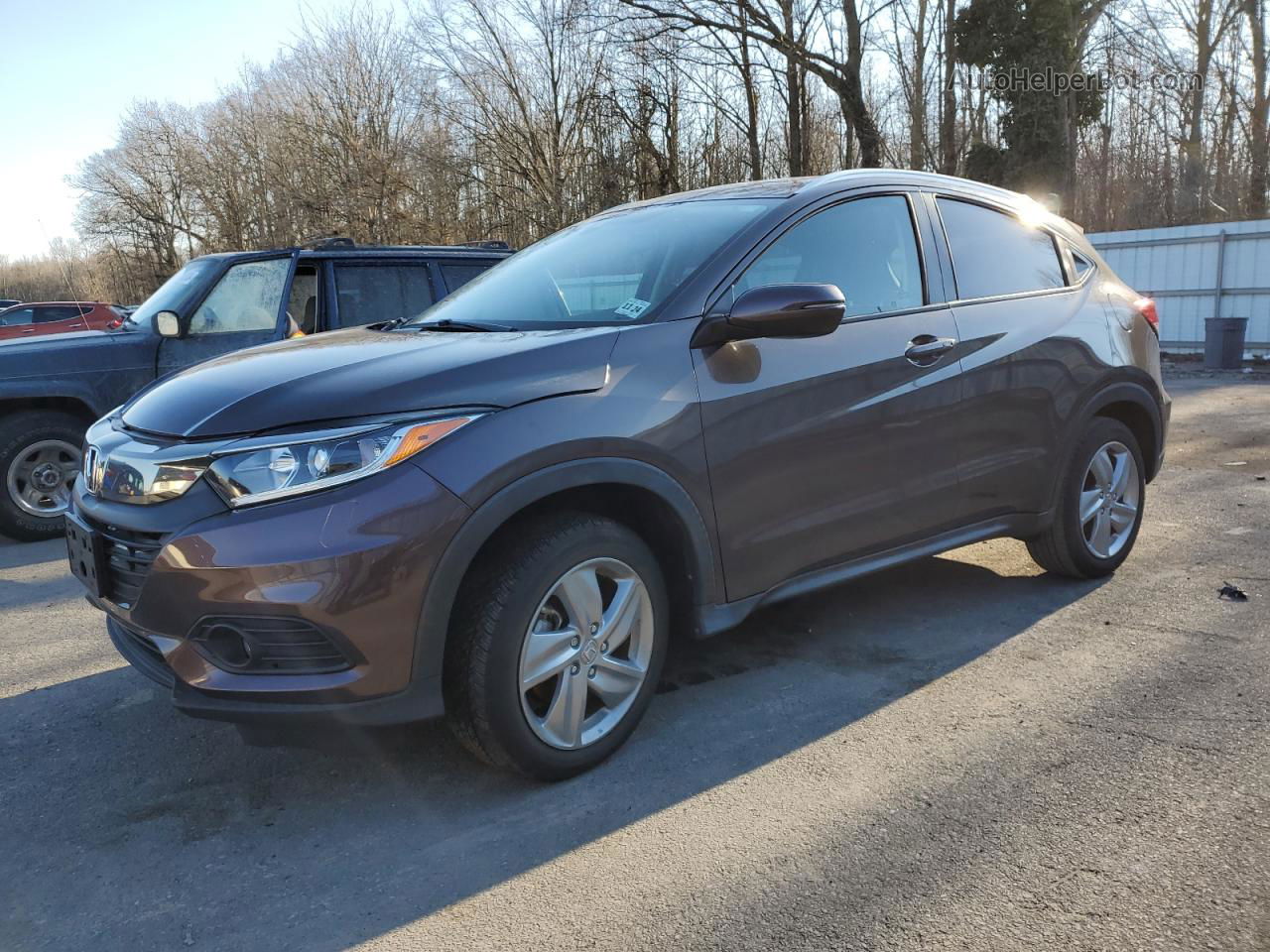 2019 Honda Hr-v Ex Brown vin: 3CZRU6H53KM729084