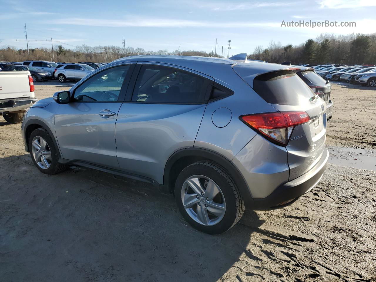 2019 Honda Hr-v Ex Silver vin: 3CZRU6H53KM736424