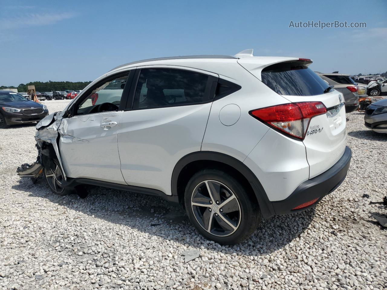 2021 Honda Hr-v Ex White vin: 3CZRU6H53MM718170