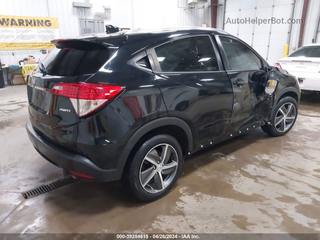 2021 Honda Hr-v Awd Ex Black vin: 3CZRU6H53MM724048